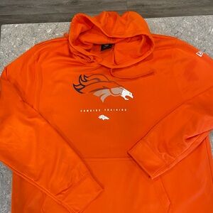 Denver Broncos New Era NFL Orange Combine Training Hoodie-XXL